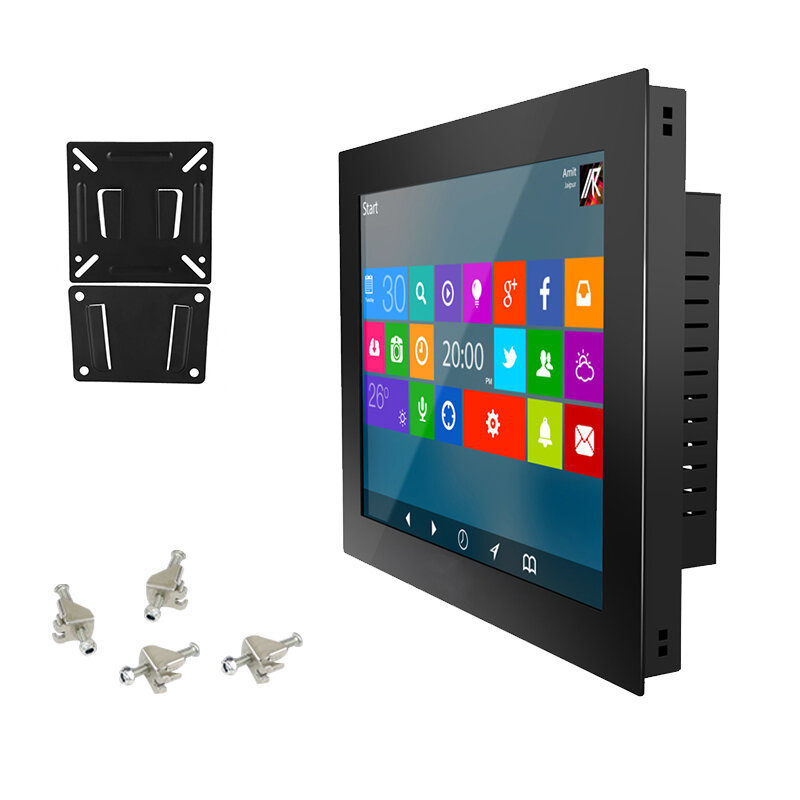 21 Inch Embedded Industriële Tablet Computer Met Resistive Touch Intel Core I3 Windows Xp/7/10 Mini 23 "Aio pc Ssd Wifi Com Lan