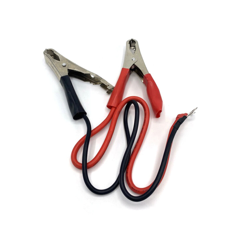 Inversor de pinza de cocodrilo de Color, pinzas de batería de cableado de cobre chapadas en coche con aislamiento, inversor de bajada conductora para enviar 2 líneas