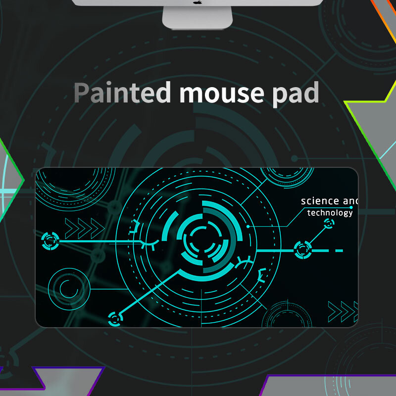 Grandi tappetini per Mouse di grandi dimensioni universo cielo stellato famiglia Laptop Gamer tappetino per Mouse in gomma tappetino per Mouse scrivania tappetini per Mouse da gioco tappetino per tazza