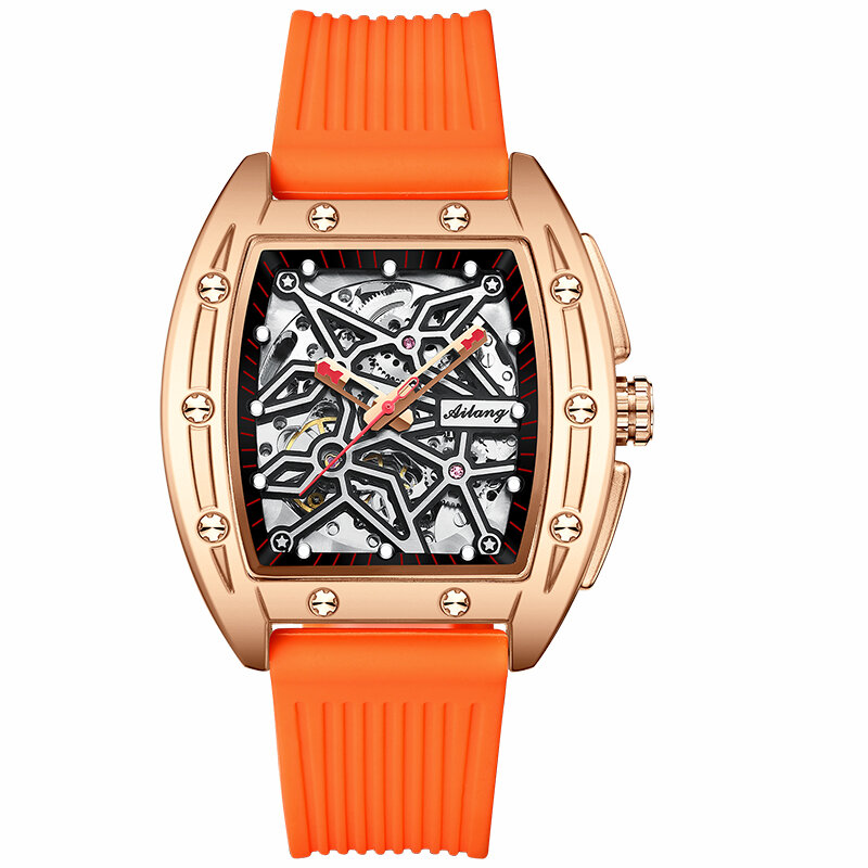 Ailang-男性用機械式時計,ファッショナブルな高級ブランド,自動巻き,クラシック,耐水性,新しい2021