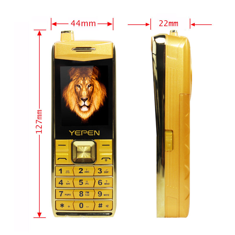 Мобильный телефон Yepen, 1800 мАч, 2 SIM-карты, Bluetooth