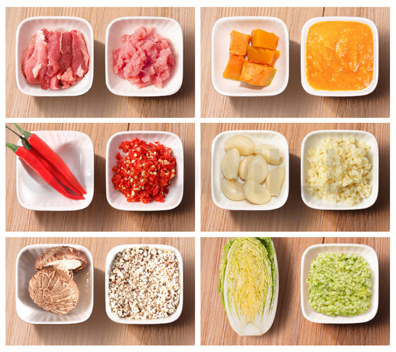 CANDIMILL Dapur Penggiling Daging Manual Kecil Multifungsi Pengolah Makanan Pemotong Pencacah Sayuran Pemotong Telur Blender