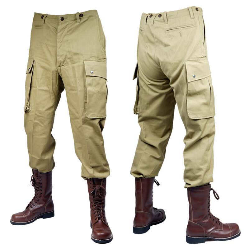Calças de uniforme da segunda guerra mundial, segunda guerra mundial dos eua 101, tcu m42, soldado
