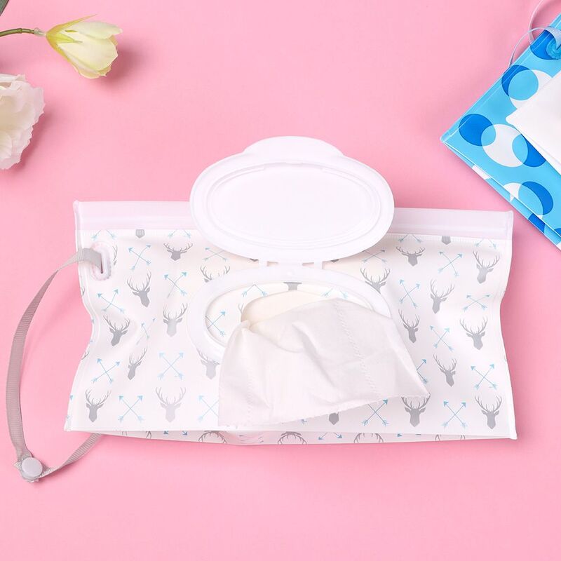 Eva bebê molhado limpar bolsa toalhetes caso titular reutilizável recarregável molhado limpar saco novo