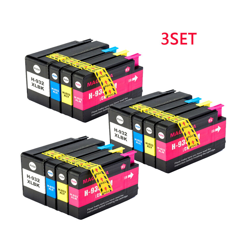 932XL 933 for HP932 933XL replacement Ink Cartridge for HP Officejet 6100 6600 6700 7110 7610 7612 Printer