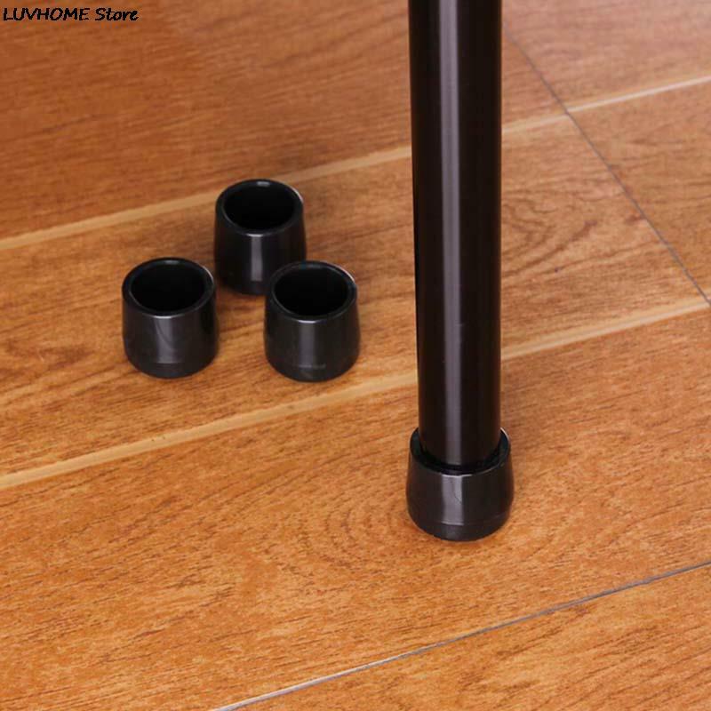 4pcs plastic chair leg caps round Non-slip Table Foot dust Cover Socks Floor Protector pads pipe plugs furniture leveling feet