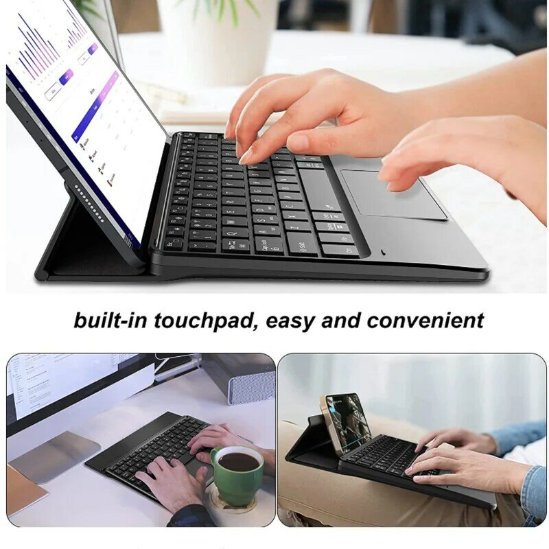 Tastiera TouchPad retroilluminazione Bluetooth per CHUWI HI12 HI10 Plus VI10 Plus HI10 Tablet pc Surbook