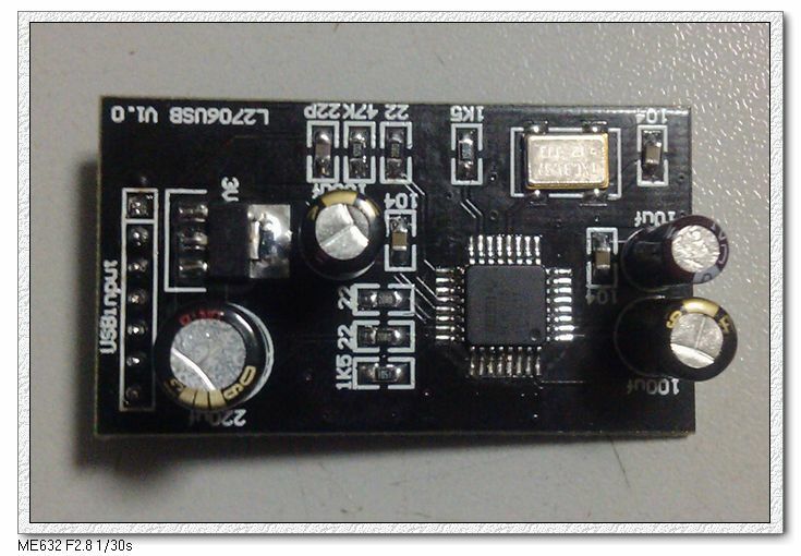 Tarjeta hija L2706USB PCM2706 utilizada con decodificadores de las Series L9018 y L4399