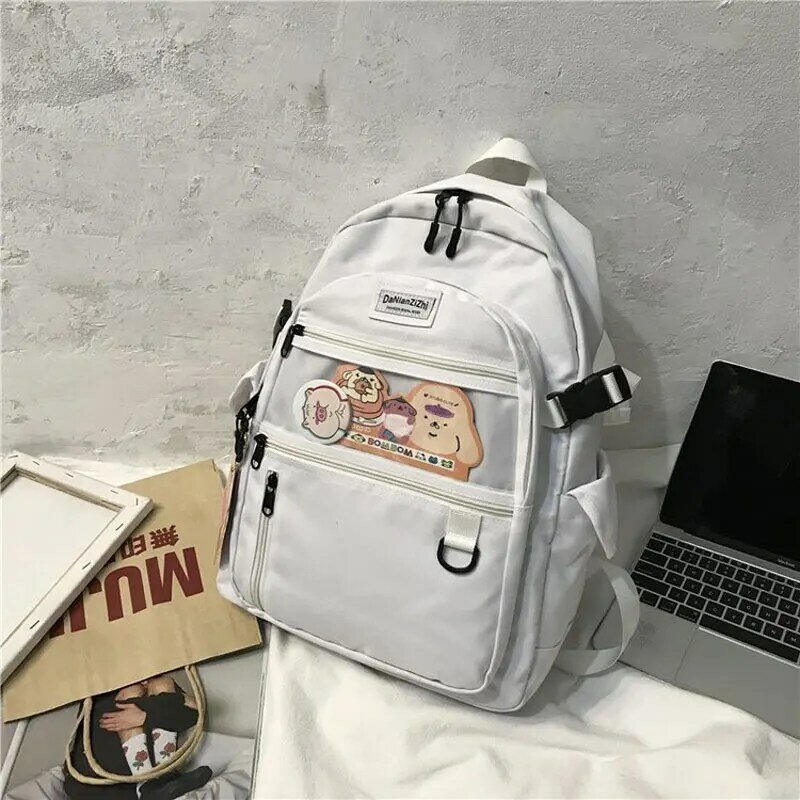 Travel backpack college wind backpack fashion wild multifunctional school bag campus Oxford cloth travel bag