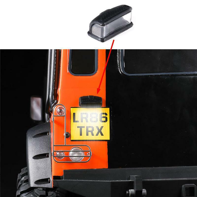 1 шт. для 1/10 1/8 RC симуляция подъема автомобиля задний номерной знак прожектор Trax D110 RC4WD SCX10 AXIALTRX-4 D90