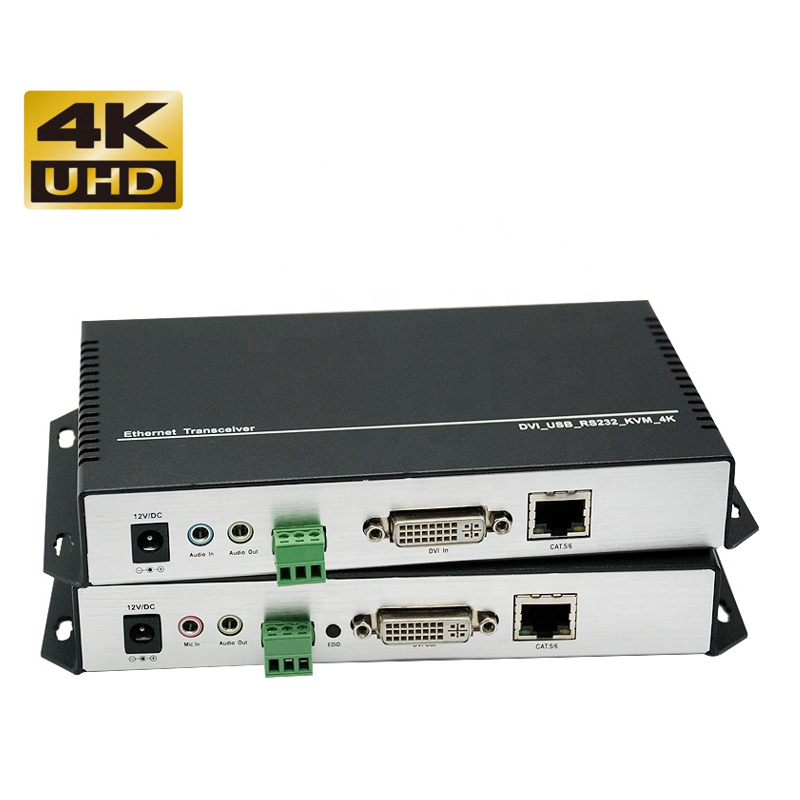 4K @ 30Hz DVI KVM 익스텐더 dvi 신호-rj45 네트워크 케이블 증폭 트랜시버 트위스트 페어 네트워크 120M