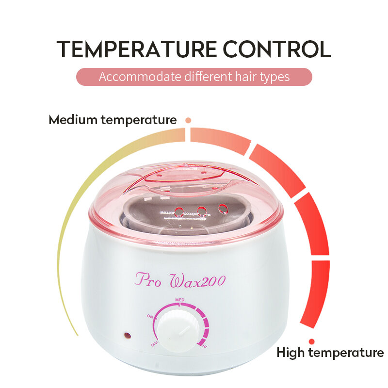 Electric Wax Heater Waxing Machine For Hair Removal Body Epilator Paraffin Wax kit With 300g Wax Beans 1 chauffe cire