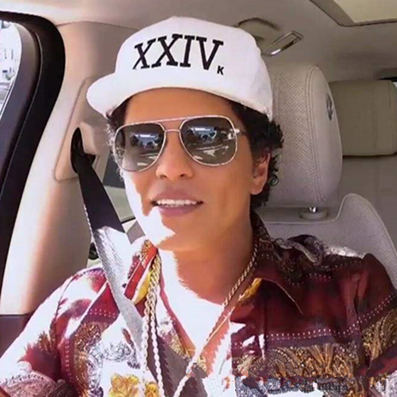 Alta qualità 2024 nuovo marchio Bruno Mars 24k Magic Gorras Bone Hat berretto da Baseball Hip Hop Snapback Sun Caps per uomo donna regolabile