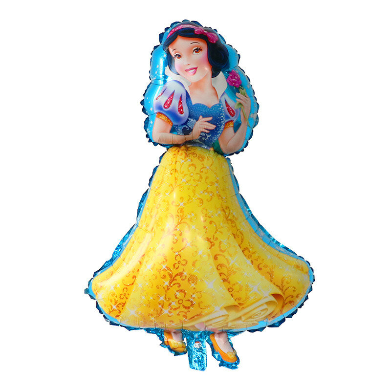 5 Buah Balon Putri Disney Besar 90*55Cm Dekorasi Pesta Ulang Tahun Anak Perempuan Air Globo Cinderella Putih Salju Hadiah Mainan