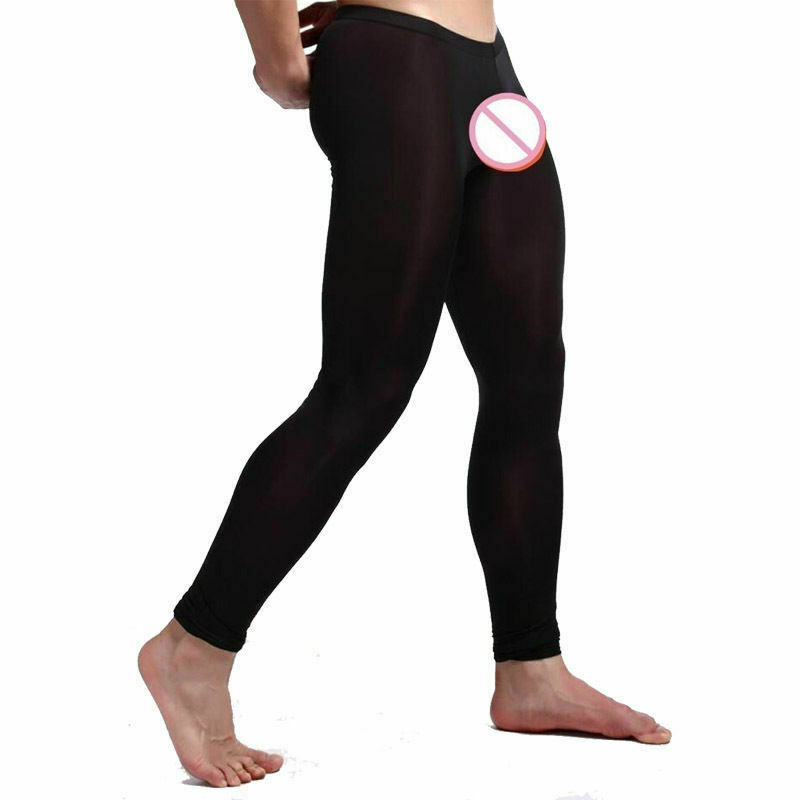 Sexy Männer Thermo Unterwäsche Hosen Herbst unten tragen Männer enge Leggings Hosen atmungsaktive Stretch Yoga Sport Laufhose