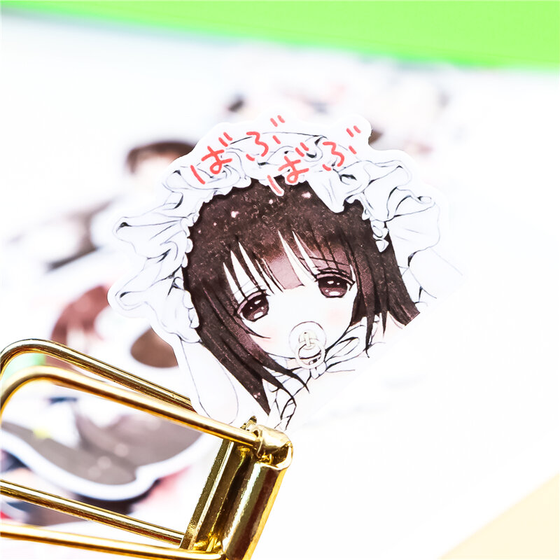 35pcs indah karakter Anime anak perempuan stiker Scrapbooking Pegatinas Stationerykawaii Papelaria Notebook stiker