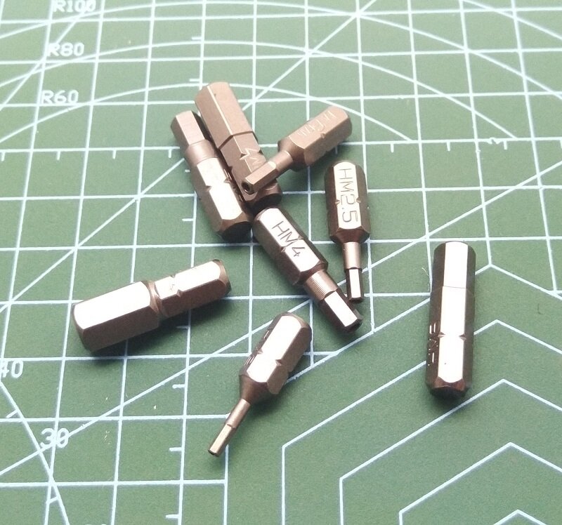 1/4 "bit para chave de fenda 6.3mm encanta o bocado do parafuso com furo s2 l25mm h2 h2.5 h3 h4 h5 h6 h7 h8 chave de fenda magnética bit