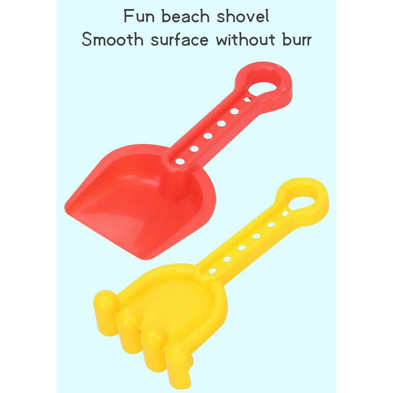 Juguetes de playa para bebés, balde de excavación, pala de arena, juguetes de verano al aire libre, regalo para niños y niñas, 6 piezas