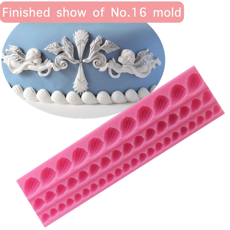 Classical Pattern Silicone Mold Fondant Lace Mat Mould Cake Decorating Tool Chocolate  Gumpaste Sugarcraft Kitchen Accessories