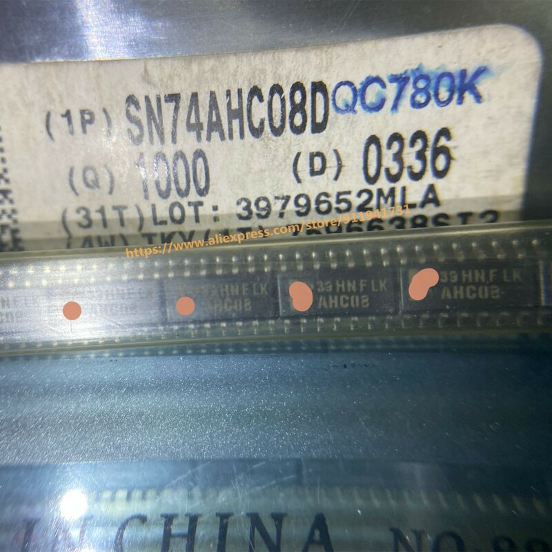 10 Uds SN74AHC08D SN74AHC08 AHC08 nuevo y original IC chip de 74AHC08