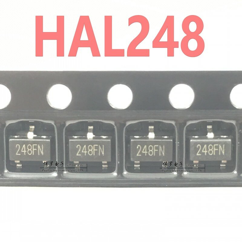10個100% 元祖新HAL248シルクスクリーン248すべて非常に低消費電力ホールスイッチ素子ホールsensorreal在庫
