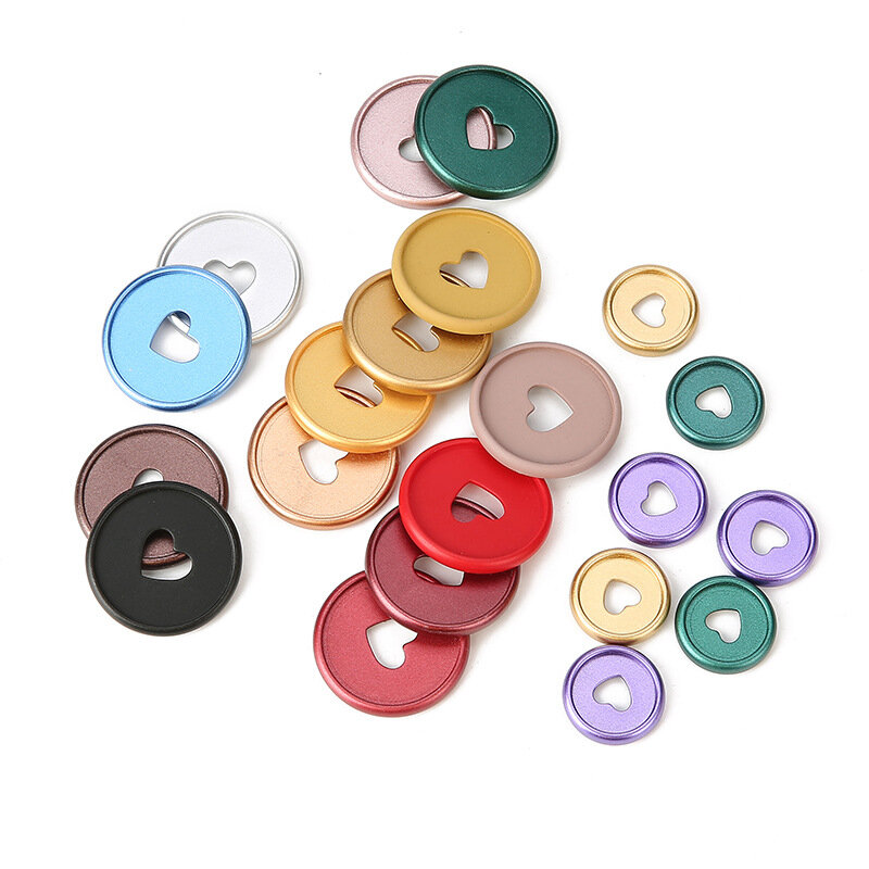 Discos de encuadernación esmerilados con forma de seta, anillas de plástico para encuadernación, suministros de oficina, 35mm, 6 unidades