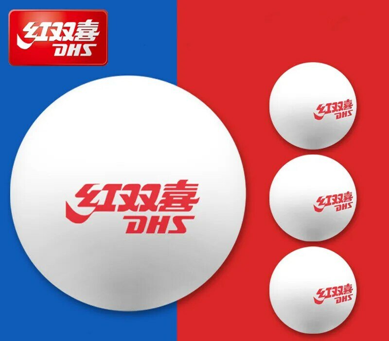 DHS – balles de Tennis de Table en ABS, matériel d'entraînement pour les jeux du monde, avec plus de 40 balles de Ping-Pong