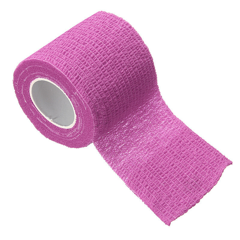 Bandagem elástica auto-adesiva, fita adesiva elastoplast, protetor esportivo para joelho, dedo, tornozelo, palma, ombro, 5 cores