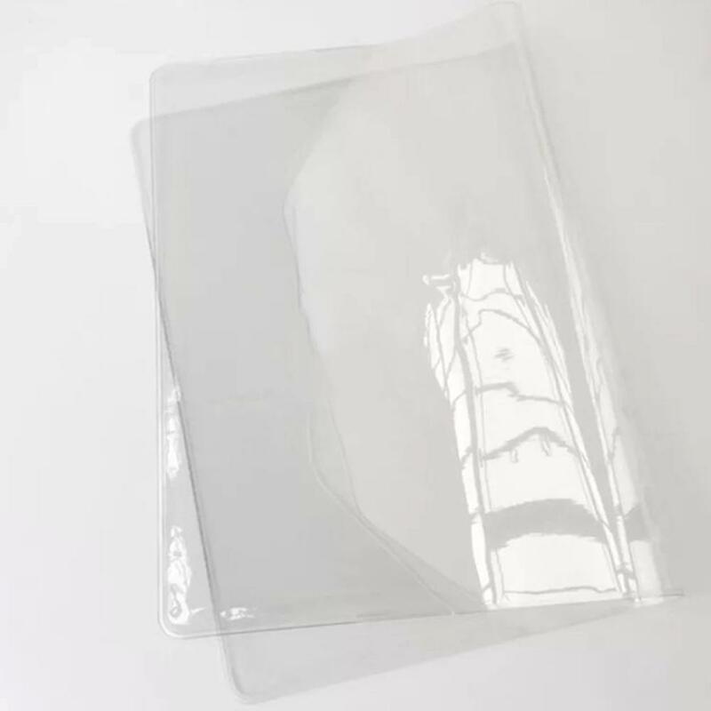 1PC A5 A6 cubierta transparente de PVC para cuaderno de diario cubierta protectora de libro para libros escolares