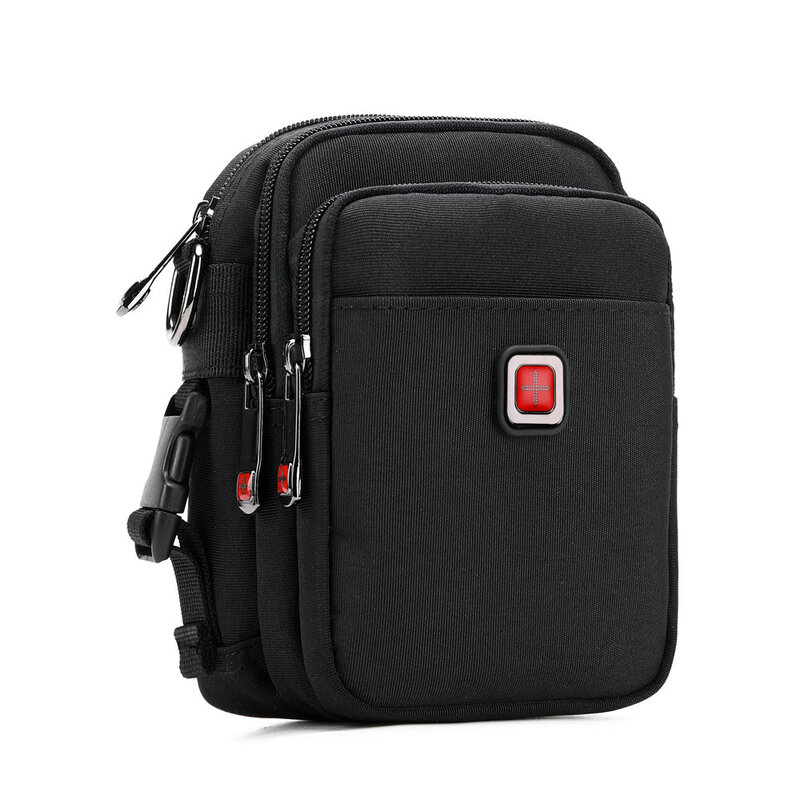 JANGAR Men's Bag Crossbody Bag Messenger Waterproof Purse Oxford  Zipper Shoulder Bag For Male Versatile Style Messenger Bag