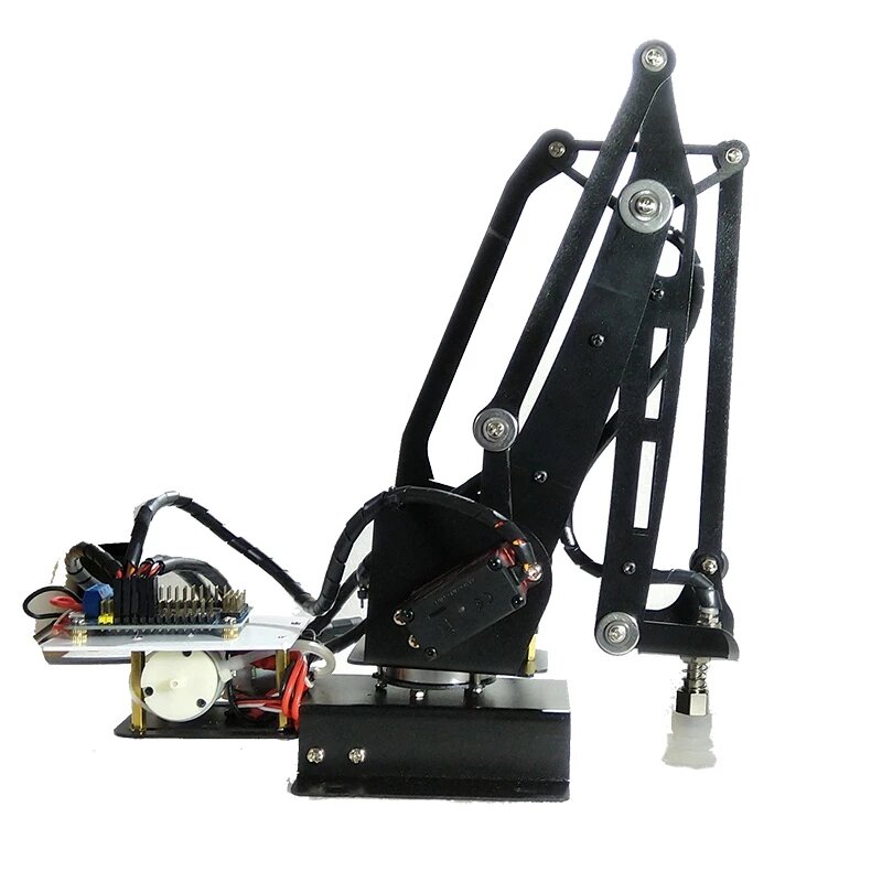 3 Dof Robot Arm ventose simulazione industria manipolatore supporto in fibra di vetro con Servo digitale UNO R3 Controller parte Kit fai da te