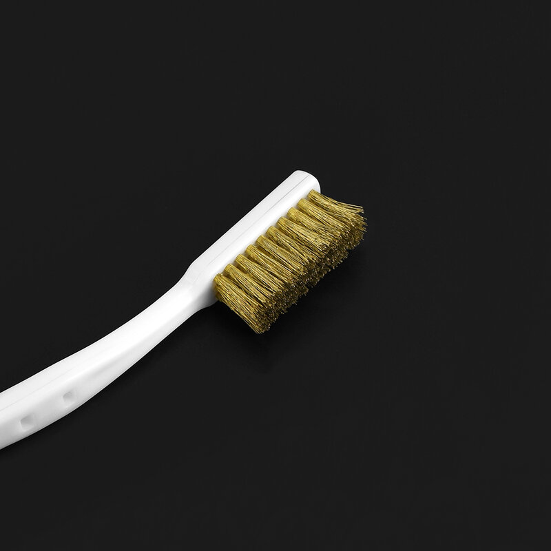 1/2/3枚の銅線歯ブラシ3Dプリンタ用アクセサリーエンダー3 CR10 MK8 E3D押出機クリーナーツール銅ブラシハンドル