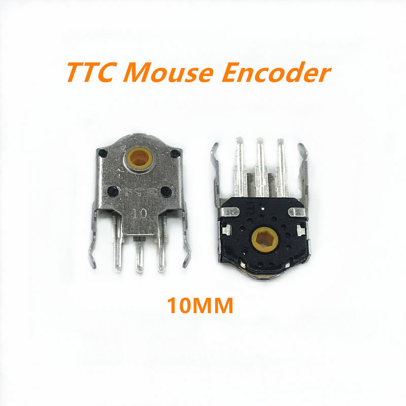 Codificador do rato do TTC com núcleo amarelo, altamente exato, 7mm-14mm, resolve Sensei, TEN RIVAL 300, 310, G102, 304, G703, original, 2 PCes