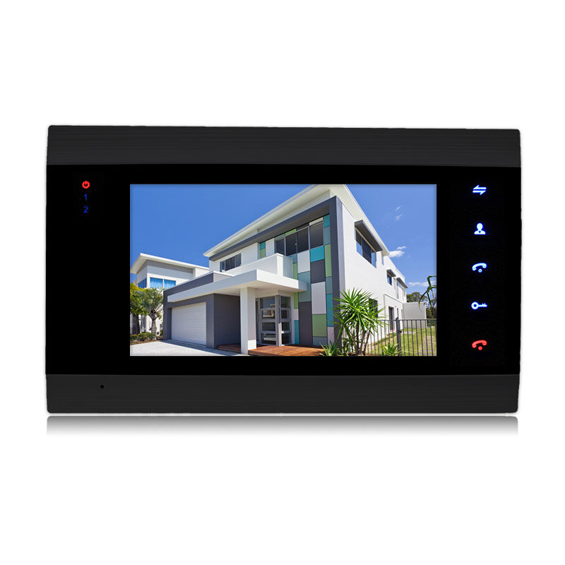 Homeeye wifi ipビデオドア電話ビデオインターホンモニタ表示画面ホームアクセス制御システムtuyasmart appリモコン
