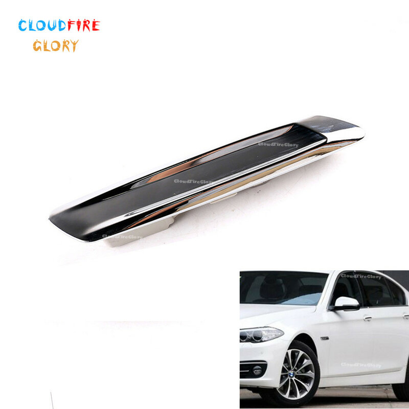 CloudFireGlory-cubierta embellecedora de Panel de moldura Exterior para guardabarros delantero izquierdo o derecho, para BMW F10 Sedan 51137336645, años 51137336646 a 2013, 2016