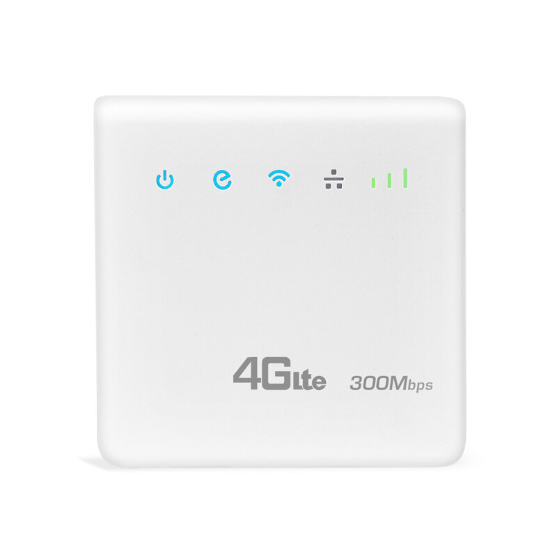 ปลดล็อก300Mbps ตัวส่งสัญญาณไวไฟ4G Lte Cpe Mobile Router LAN พอร์ตสนับสนุนซิมการ์ด Router ไร้สายแบบพกพา Wifi 4G Router