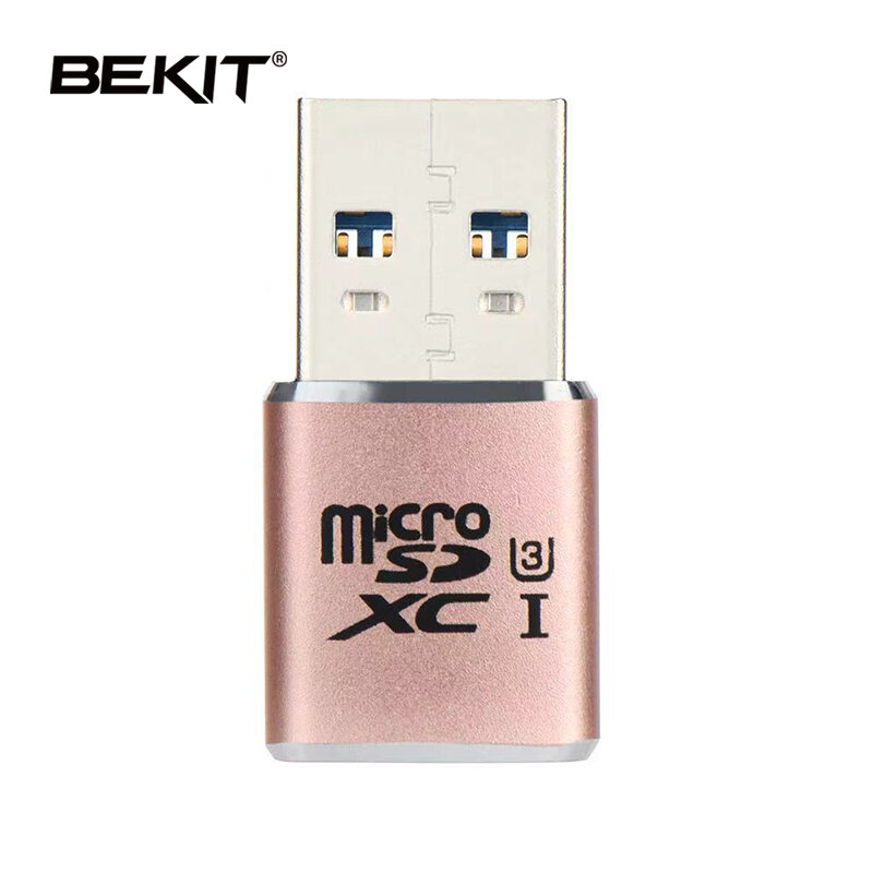 Bekit USB 3.0 Adaptor Pembaca Kartu Multi Memori Mini Cardreader untuk Micro SD/TF Pembaca Microsd Laptop Komputer