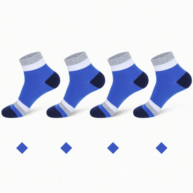 5 Pairs Herbst Winter männer Baumwolle Socken Atmungs Business Casual Hohe Qualität Marke Streifen Sport Männlichen Crew Socke