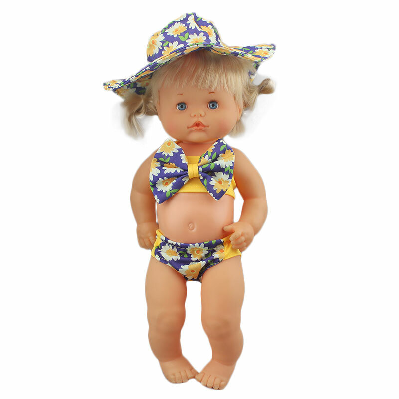 Bikini encantador para muñeca Nenuco de 42 cm, ropa para muñeca de 17 pulgadas, novedad de 2023