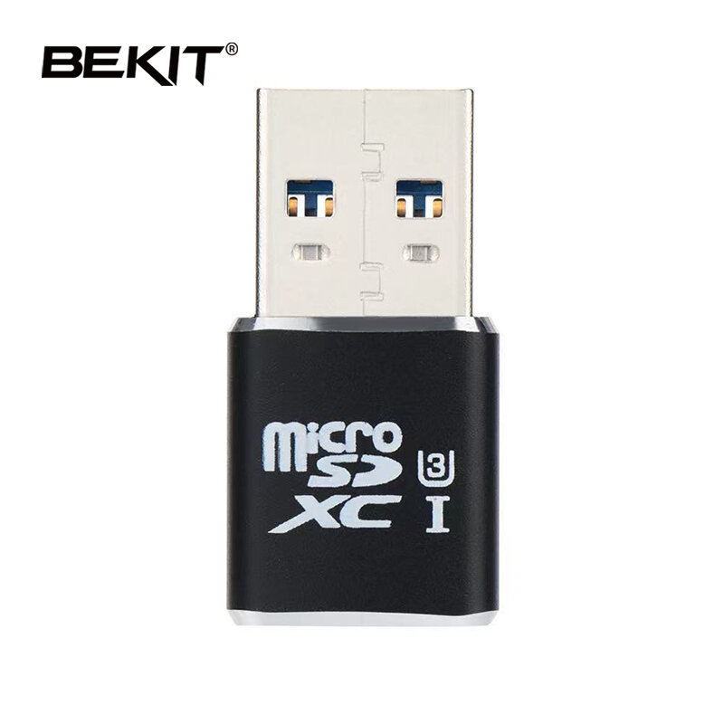 Bekit Cardreader USB 3.0 adattatore per lettore di schede di memoria multipla Mini Cardreader per lettori Microsd Micro SD/TF Computer portatile