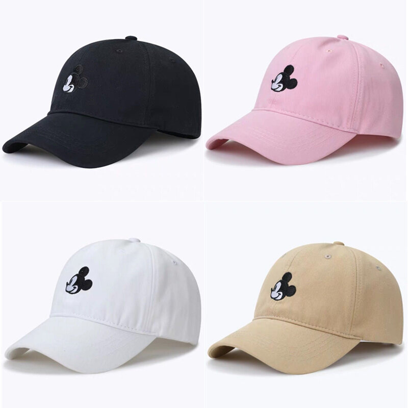 Wysokiej jakości Mickey Cartoon czapka typu Snapback bawełniana czapka baseballowa dla mężczyzn kobiet regulowany Hip Hop tata kapelusz kości Garros Dropshipping