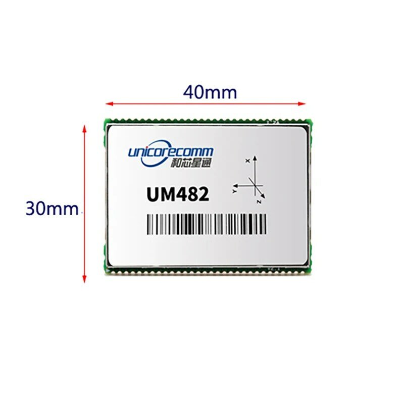Unicorecomm UM482ความแม่นยำสูงโมดูลส่วนหัวของเนบิวลา-II SOC GPS L1/L2 L1 GLONASS/L2 E1 galileo E5b L1 QZSS L2