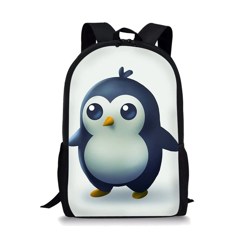 Школьный рюкзак HaoYun для девочек и мальчиков-подростков, с принтом пингвина, для начальных детей, восхитительные детские сумки, повседневные дорожные сумки, новинка 2019