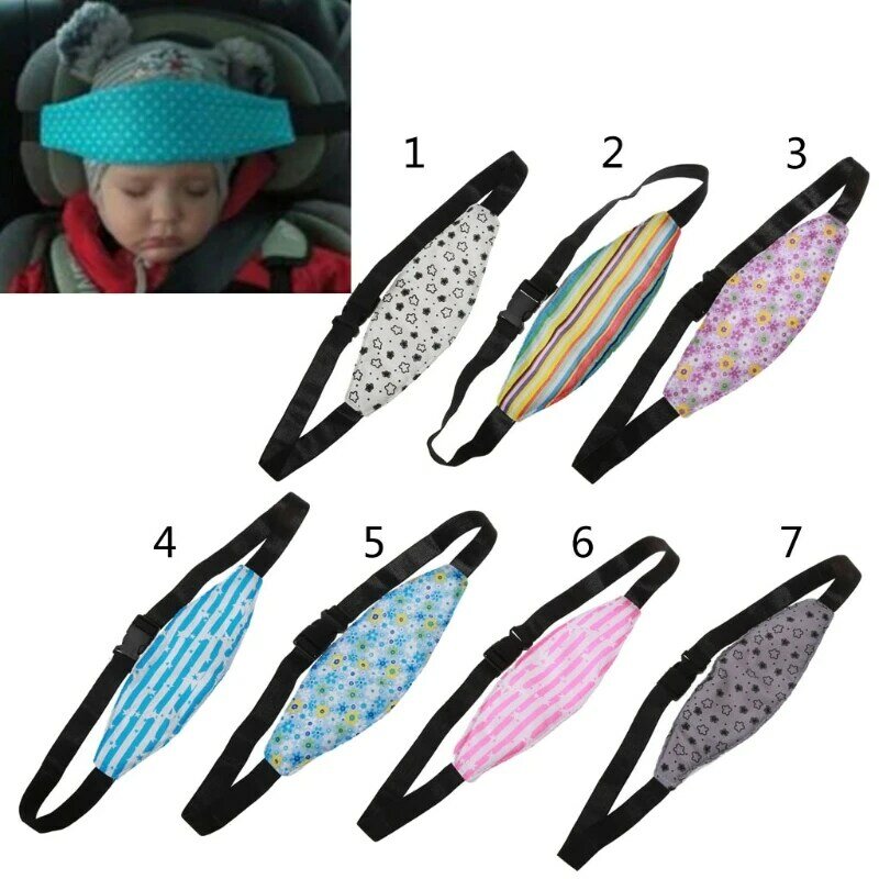 Suporte de cabeça para assento de carro infantil, cinta de segurança para proteção de cabeça no pescoço