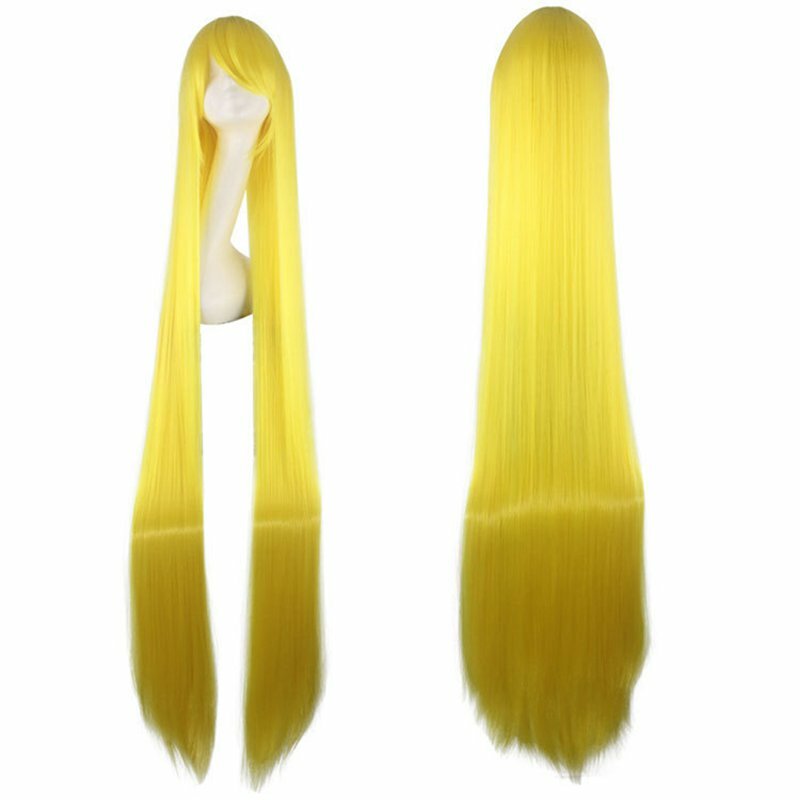 Perruque universelle de Cosplay 59 "150CM, cheveux synthétiques longs et lisses, résistants à la chaleur, perruques de fête pour femmes, 31 couleurs