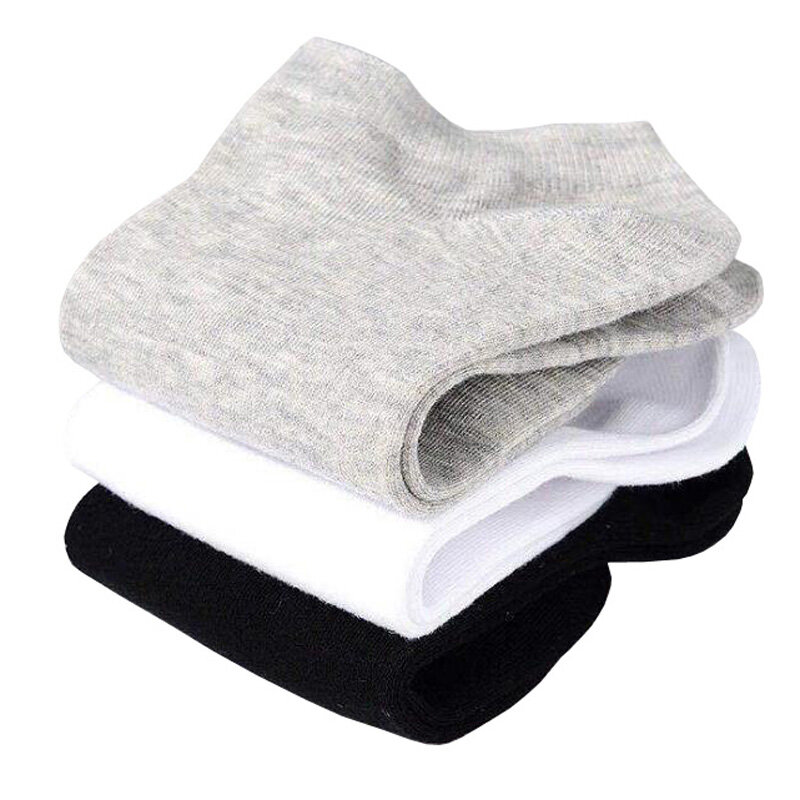 Meias 5 tamanhos de algodão para homens e mulheres meias casuais de adulto