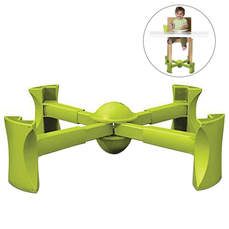 Portable Chair Booster Traveling Seat Anti-slip Mat For Child Lift Under Fits Most Chairs Adjustable  Heightening Frame