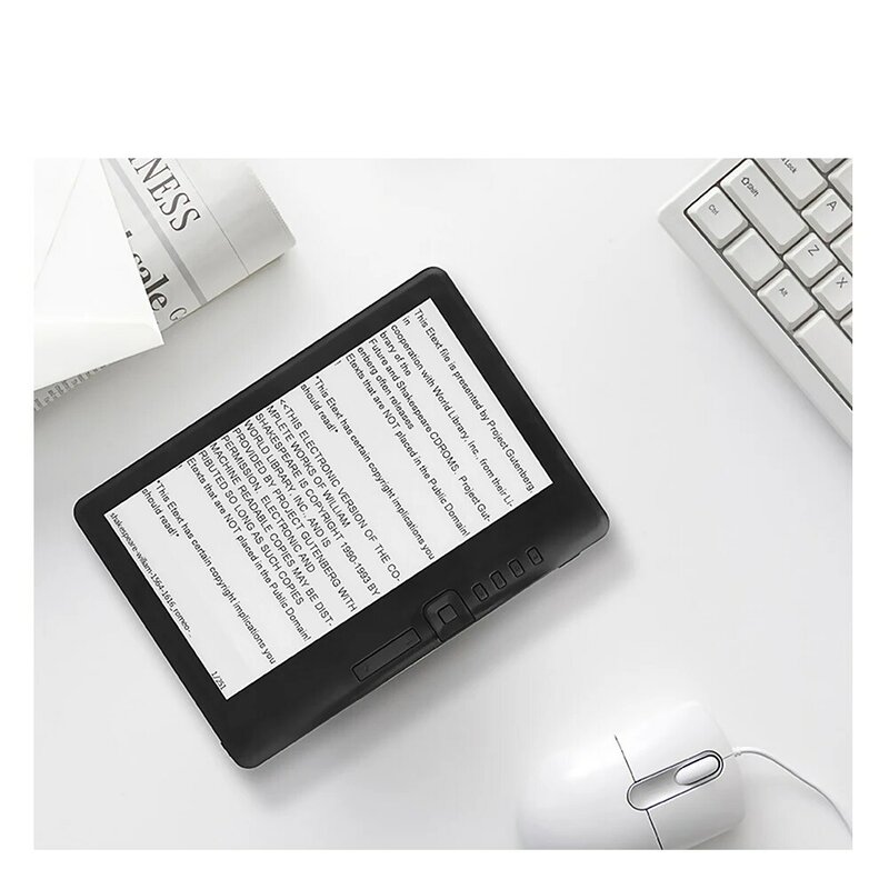 BK7019 lecteur de livre électronique Portable 8GB 7 pouces multifonction E-Reader rétro-éclairage couleur écran d'affichage LCD lecteur de livre e