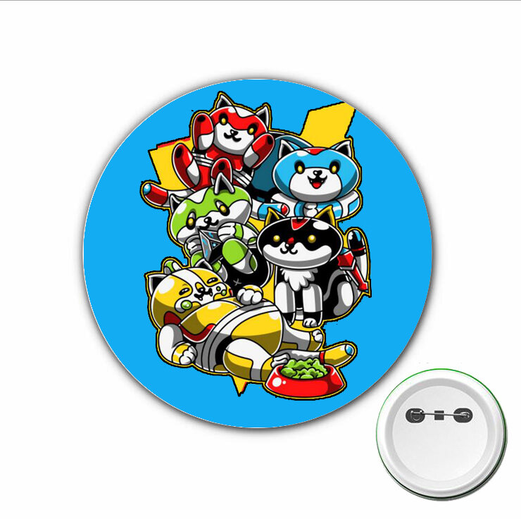 3 buah lencana Cosplay permainan Neko Atsume pin bros kucing lucu kartun untuk tas ransel aksesori baju kancing lencana