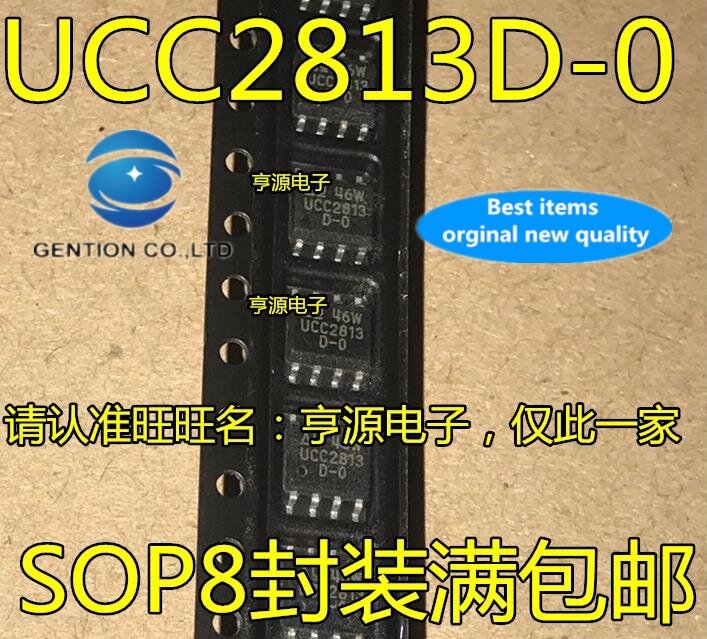 10 шт., UCC2813D UCC2813DTR 0-0 UCC2813, контроллер переключателя SOP-8 в наличии, 100% новый и оригинальный